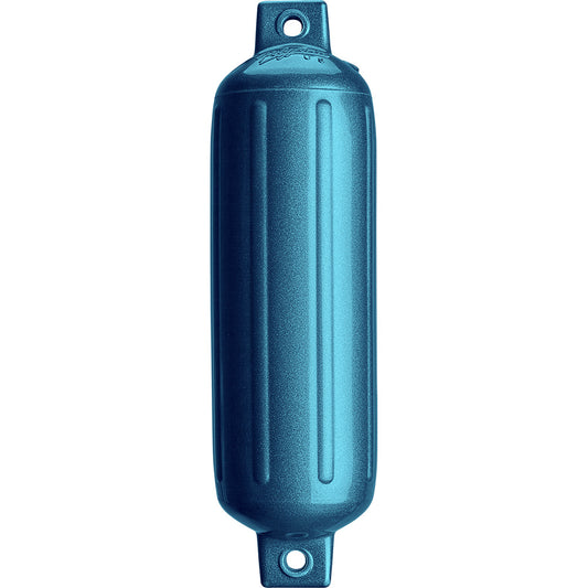 Polyform G-4 Twin Eye Fender 6.5" x 22" - Metallic Blue [G-4 METALLIC BLUE]