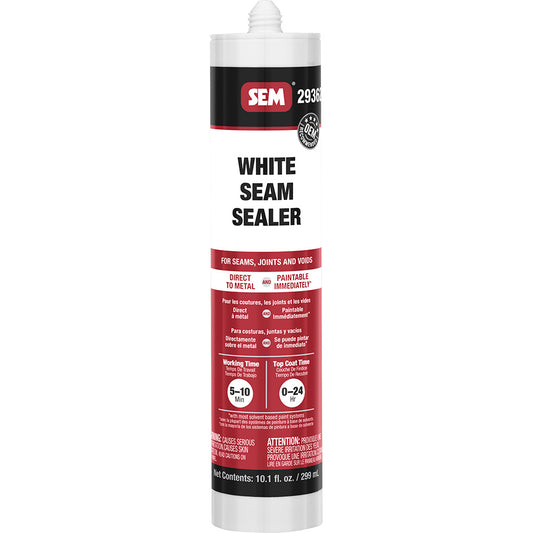 SEM 1K Seam Sealer - 10.1oz Tube - White [29362]