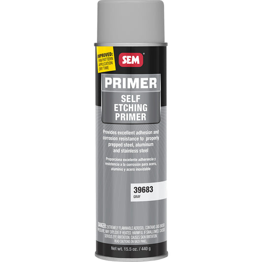 SEM Self Etching Primer - 20oz Aerosol Can - Grey [39683]