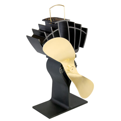 Ecofan by Caframo UltrAir 810CA Heat Powered Stove Fan - Gold Blade [810CABBX]