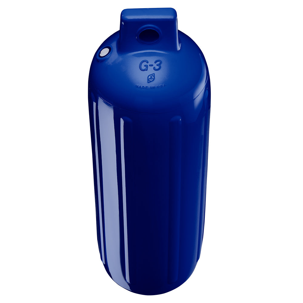 Polyform G-3 Twin Eye Fender 5.5" x 19" - Cobalt Blue w/Adapter [G-3 COBALT BLUE W/AIR ADAPTER]